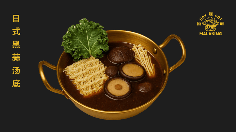 Japanese Black Garlic Broth